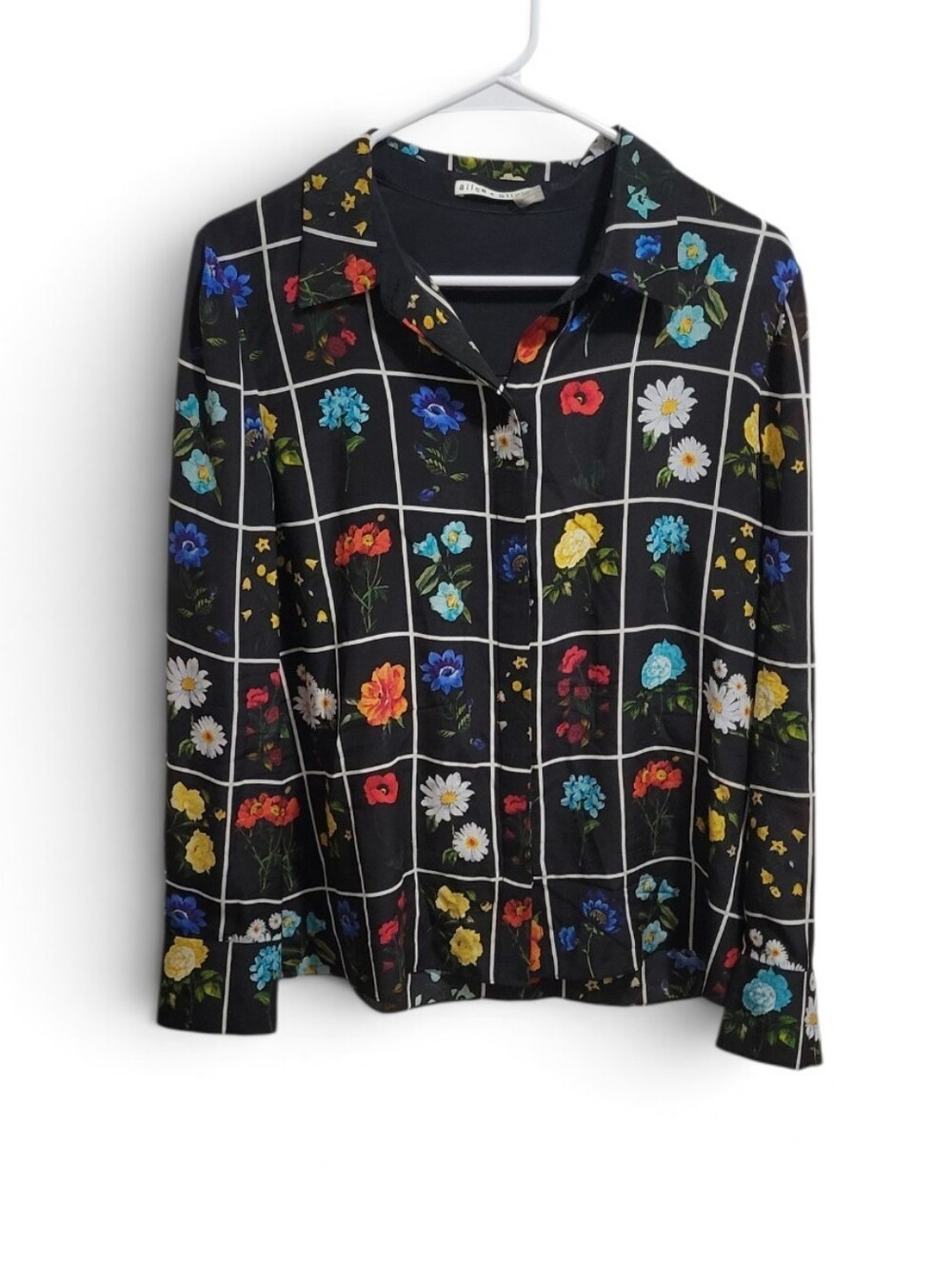 Alice + Olivia Silk Floral Blouse